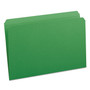Smead Reinforced Top Tab Colored File Folders, Straight Tabs, Legal Size, 0.75" Expansion, Green, 100/Box