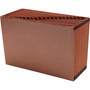 Smead TUFF Expanding Open-Top Stadium File, 21 Sections, 1/21-Cut Tabs, Legal Size, Redrope