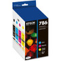Epson DURABrite Ultra 786 Original Standard Yield Inkjet Ink Cartridge - Combo Pack - Black, Cyan, Magenta, Yellow - 4 / Pack