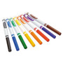 Crayola Non-Washable Marker, Fine Bullet Tip, Assorted Classic Colors, 8/Pack