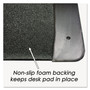 Artistic Executive Desk Pad with Antimicrobial Protection, Leather-Like Side Panels, 36 x 20, Black (AOP413861) View Product Image