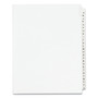 Avery Standard Collated Legal Exhibit Divider Sets - Avery Style - 25 x Divider(s) - Printed Tab(s) - Character - A-Z