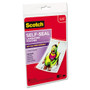 Scotch Self-Sealing Laminating Pouches, 9.5 mil, 4.38" x 6.38", Gloss Clear, 5/Pack