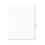 Avery Preprinted Legal Exhibit Side Tab Index Dividers, Avery Style, 26-Tab, P, 11 x 8.5, White, 25/Pack, (1416)
