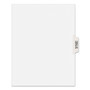 Avery Preprinted Legal Exhibit Side Tab Index Dividers, Avery Style, 25-Tab, Table Of Contents, 11 x 8.5, White, 25/Pack