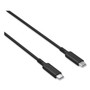 NXT Technologies Reversible USB-C Cable, 3 ft, Black (NXT24401666) View Product Image