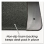 Artistic Executive Desk Pad with Antimicrobial Protection, Leather-Like Side Panels, 24 x 19, Black (AOP413841) View Product Image