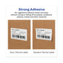 Avery Multipurpose Thermal Labels, 2.13 x 4, White, 140/Roll