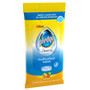 Pledge Multi-Surface Cleaner Wet Wipes, Cloth, 7 x 10, Fresh Citrus, White, 25 Wipes