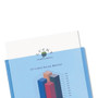 Avery Flexi-View Six-Pocket Polypropylene Organizer, 150-Sheet Capacity, 11 x 8.5, Translucent/Navy