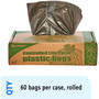 Stout by Envision Controlled Life-Cycle Plastic Trash Bags, 30 gal, 0.8 mil, 30" x 36", Brown, 60/Box