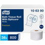TORK Premium Bath Tissue Roll with OptiCore - 2 Ply - 3.80" Width x 266.67 ft Length - 800 Sheets/Roll - 5.60" Roll Diameter - 1 45/64" Core