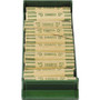 ControlTek Coin Trays for Dimes - Stackable - 10 Coin Compartment(s) - Green - Plastic