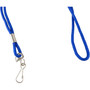 SICURIX Rope Lanyard, Metal Hook Fastener, 36" Long, Nylon, Blue