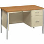 HON 34000 H34002R Desk - 29.5" Height x 45.3" Width x 24" Depth - 2 x Box, File Drawer(s)Right Side - Material: Steel - Finish: Harvest, Putty