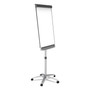 Quartet Prestige 2 Mobile Presentation Easel with Extendable Easel Pad Arms, 36" x 24", White Surface, Black/Gray Metal/Plastic Frame