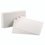 Oxford Ruled Index Cards, 5 x 8, White, 100/Pack OXF51