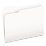 Pendaflex Colored File Folders, 1/3-Cut Tabs: Assorted, Letter Size, White, 100/Box
