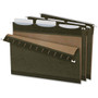 Pendaflex Ready-Tab 1/3 Tab Cut Letter Recycled Hanging Folder - 8 1/2" x 11" - Green - Reinforced - 10% Recycled