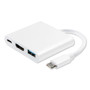 Innovera USB Type-C HDMI Multiport Adapter, HDMI/USB-C/USB 3.0, 0.65 ft, White (IVR50000) View Product Image