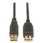 Tripp Lite USB 2.0 A Extension Cable, 10 ft, Black (TRPU024010) View Product Image