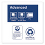 Tork Advanced Dinner Napkins, 2-Ply, 15" x 17", 1/8 Fold, White, 100/PK, 28 PK/CT (TRKNP528PA) View Product Image