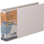 Stride QuickFit Ledger D-Ring View Binder, 3 Rings, 2" Capacity, 11 x 17, White