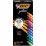 BIC Gel-ocity Gel Pen - 0.7 mm Medium Pen Point - Retractable - Assorted Ink - Gel-based