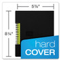 Oxford Idea Collective Professional Wirebound Hardcover Notebook, 1-Subject, Medium/College Rule, Black Cover, (80) 8 x 5.5 Sheets