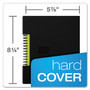 Oxford Idea Collective Professional Wirebound Hardcover Notebook, 1-Subject, Medium/College Rule, Black Cover, (80) 8 x 5.5 Sheets