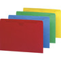 Smead Colored File Jackets with Reinforced Double-Ply Tab, Straight Tab, Letter Size, Assorted Colors, 100/Box