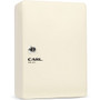 CARL Steel Security Key Cabinet - 10.3" Length x 7" Width x 3.5" Height - Lockable, Wall Mountable - Ivory