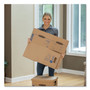Bankers Box SmoothMove Classic Moving/Storage Boxes, Half Slotted Container (HSC), Small, 12" x 15" x 10", Brown/Blue, 10/Carton