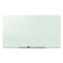 Quartet InvisaMount Magnetic Glass Marker Board, 39" x 22", White Surface