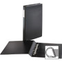 Cardinal Legal Slant D Ring Binder, 3 Rings, 1" Capacity, 14 x 8.5, Black