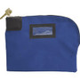 ControlTek Carrying Case Cash, Coin, Document, Card, Check - Royal Blue - Canvas Body - 8.5" Height x 11" Width