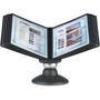 Durable SHERPA Motion Desk Reference System, 10 Panels, Black Borders