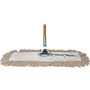 Genuine Joe Dust Mop Frame, f/60" Handle and 36" Mop, 36"x5", Chrome (GJO02309) View Product Image