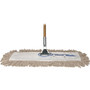Genuine Joe Clip-On 36" Dust Mop Frame - 360&deg Swivel, Rust Resistant, Chrome Plated, Reinforced - (GJO02309)