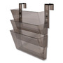 deflecto DocuPocket Three-Pocket File Partition Set, 3 Sections, Letter Size, 13" x 7" x 20", Smoke, 3/Set
