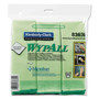 WypAll Microfiber Cloths, Reusable, 15.75 x 15.75, Green, 6/Pack