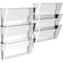 Storex Wall File, Letter Size, 13" x 4" x 7", Clear