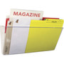 Storex Wall File, Letter Size, 13" x 4" x 7", Clear