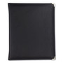 Samsill Classic Collection Zipper Ring Binder, 3 Rings, 1.5" Capacity, 11 x 8.5, Black