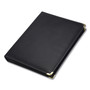 Samsill Classic Collection Zipper Ring Binder, 3 Rings, 1.5" Capacity, 11 x 8.5, Black