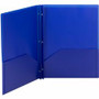 Smead Letter Pocket Folder - 8 1/2" x 11" - 50 Sheets Capacity - 2 Pocket(s) - Polypropylene - Blue - (SMD87726)