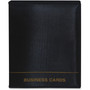 U.S. Gerslyn LLC 3-Ring Business Card Binder, 100 Card Cap, 8-1/2"x11", Black (ANG303) View Product Image