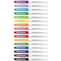 Paper Mate Flair Felt Tip Pens - Bold Pen Point - Assorted Ink - (PAP2125413)