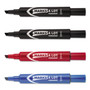 Avery MARKS A LOT Regular Desk-Style Permanent Marker, Broad Chisel Tip, Assorted Colors, 4/Set (7905) View Product Image