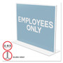 deflecto Classic Image Double-Sided Sign Holder, 11 x 8.5 Insert, Clear